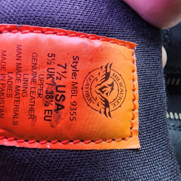 Milwaukee Women's Leather Riding Boots - Picture 7 of 8